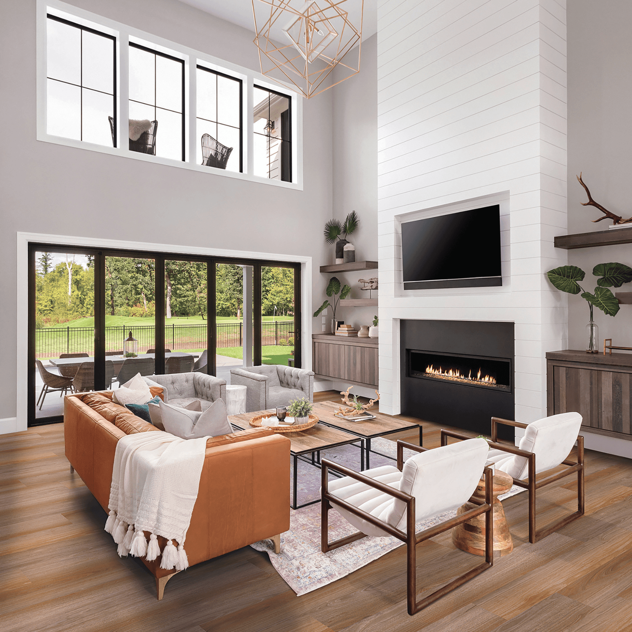 Modern interior showcasing flooring solutions for homes and commercial spaces