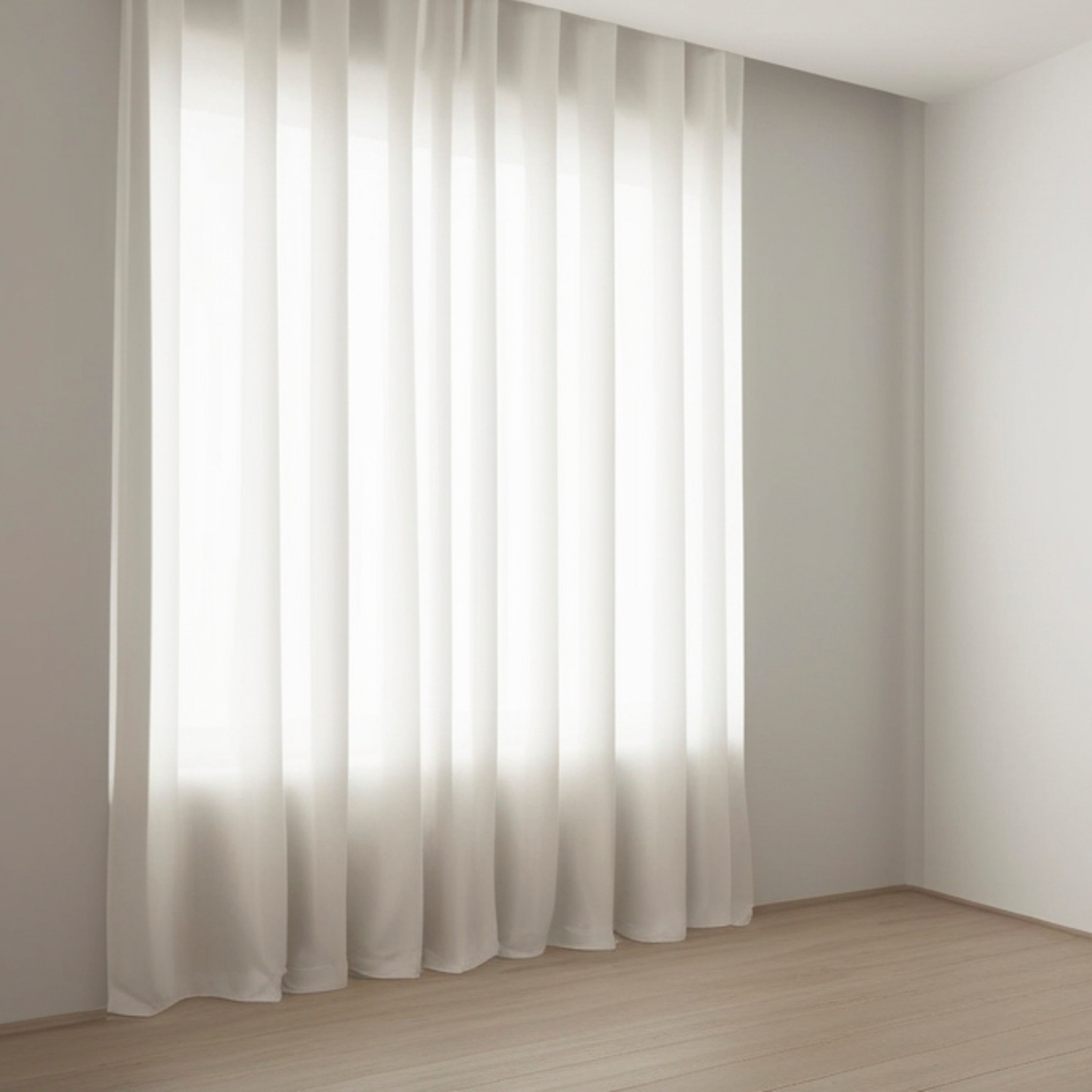 Light filtering curtains allowing natural light while maintaining privacy